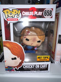Funko POP! Movies: Child's Play Chucky on Cart [Hot Topic Exclusive] #658