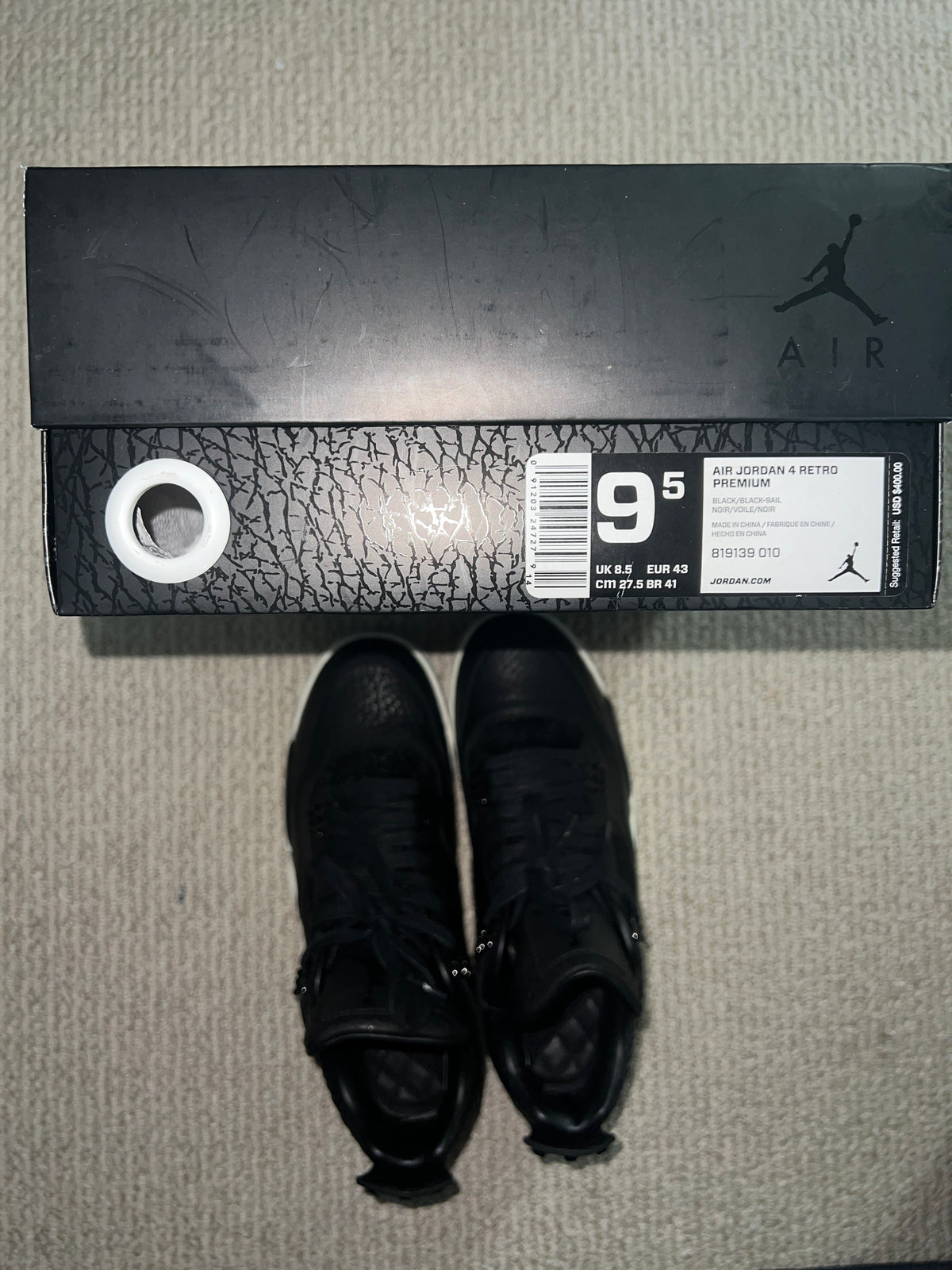 Pre-Owned Air Jordan 4 Retro “Pony Hair