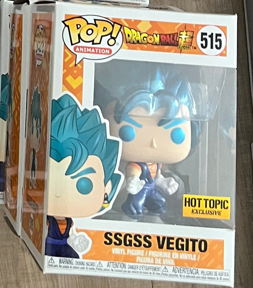 Funko POP! Animation: Dragon Ball Super SSGSS Vegito [Hot Topic Exclusive] #515