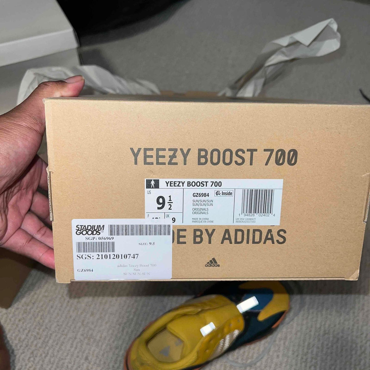 Pre-Owned adidas Yeezy Boost 700 'Sun' - photo 6
