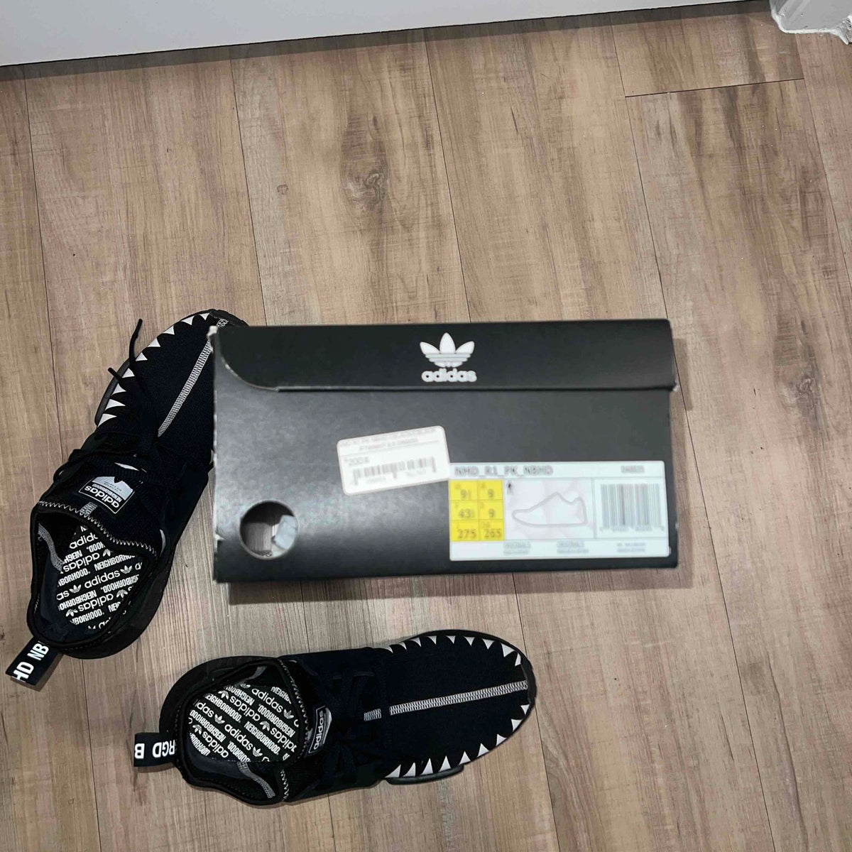 Pre-Owned Neighborhood x adidas NMD_R1 Primeknit 'Neighborhood' - photo 6