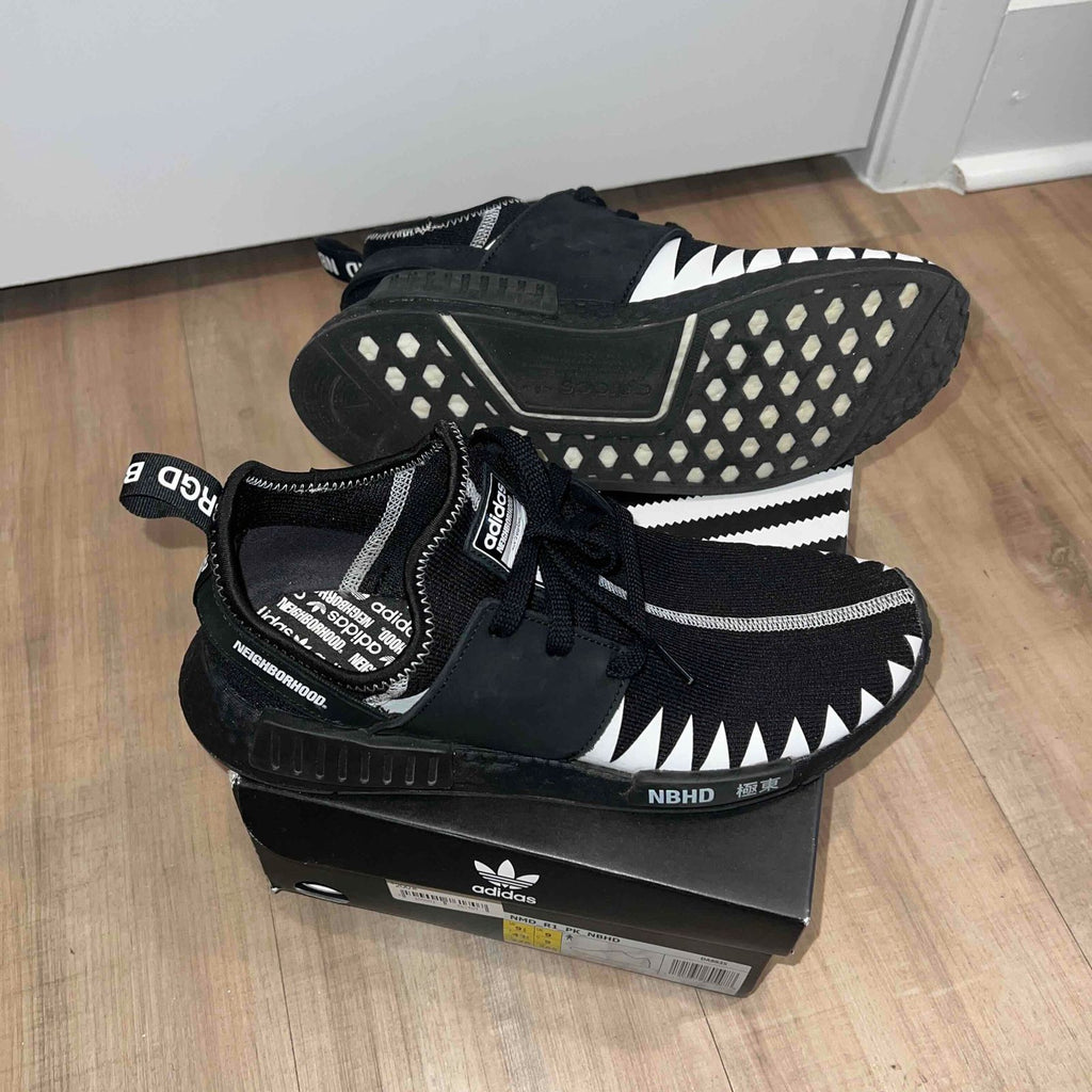 Pre-Owned Neighborhood x adidas NMD_R1 Primeknit 'Neighborhood' - photo 8