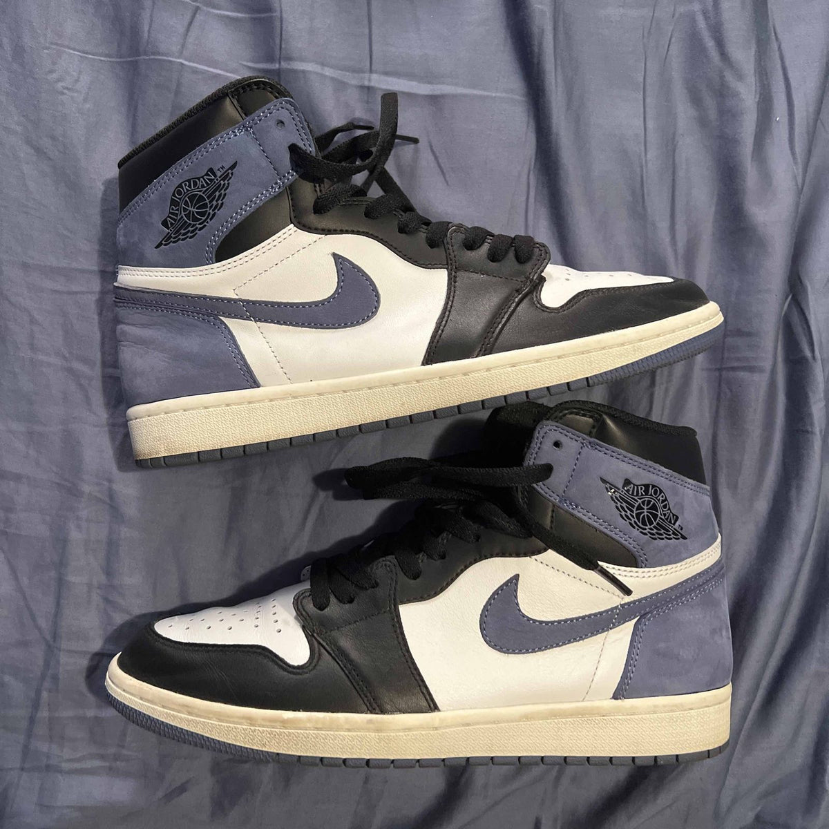 Pre-Owned Air Jordan 1 Retro High OG 'Best Hand in the Game - Blue Moon' - photo 1