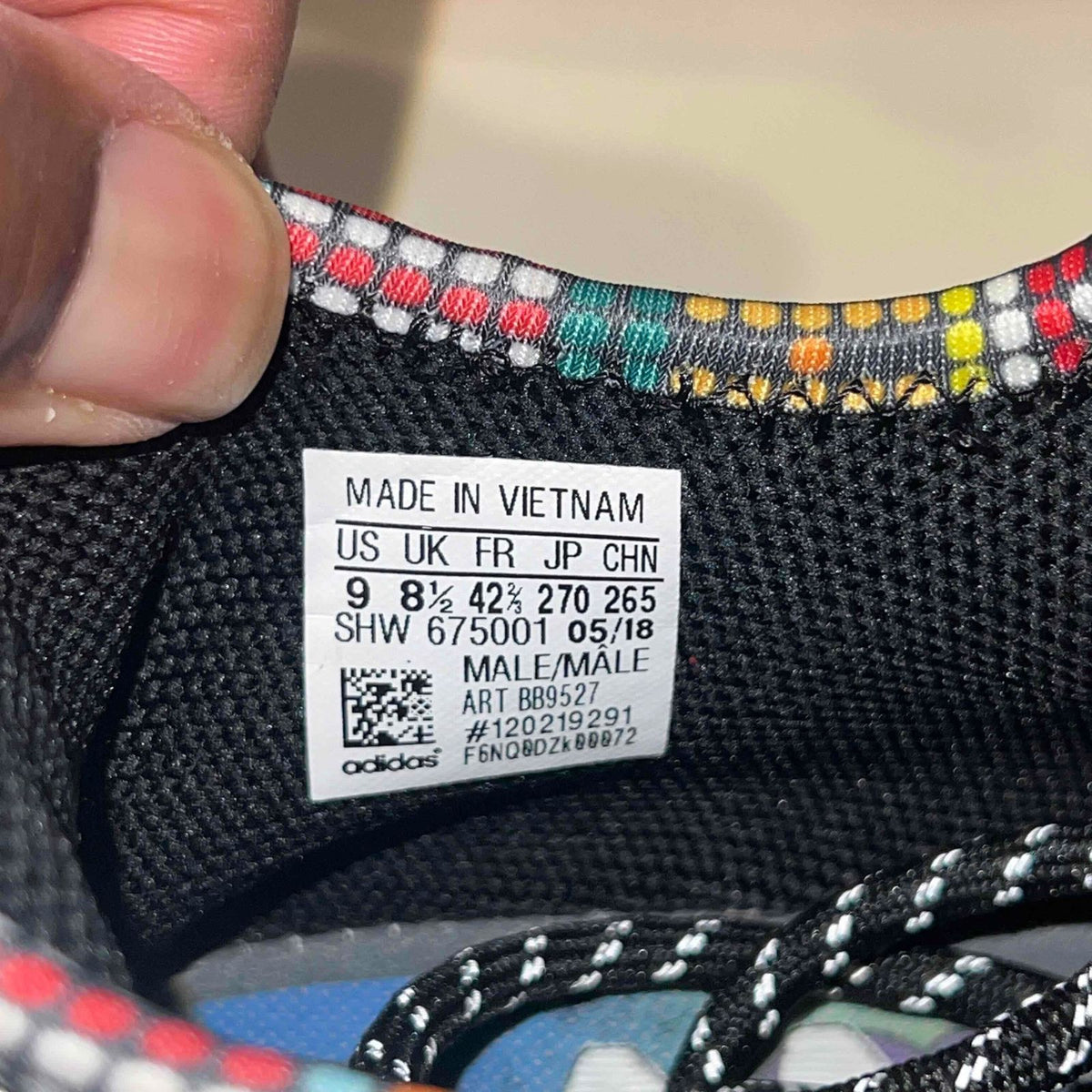 Pre-Owned Pharrell x adidas NMD Human Race Trail 'Solar Pack' - photo 7