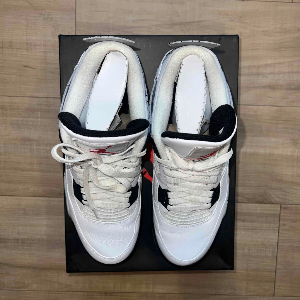 Pre-Owned Air Jordan 4 Retro OG 'White Cement' 2016 - photo 3