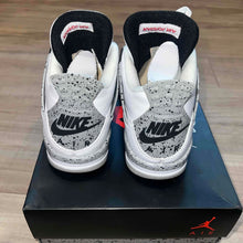 Load image into Gallery viewer, Pre-Owned Air Jordan 4 Retro OG 'White Cement' 2016 - photo 4