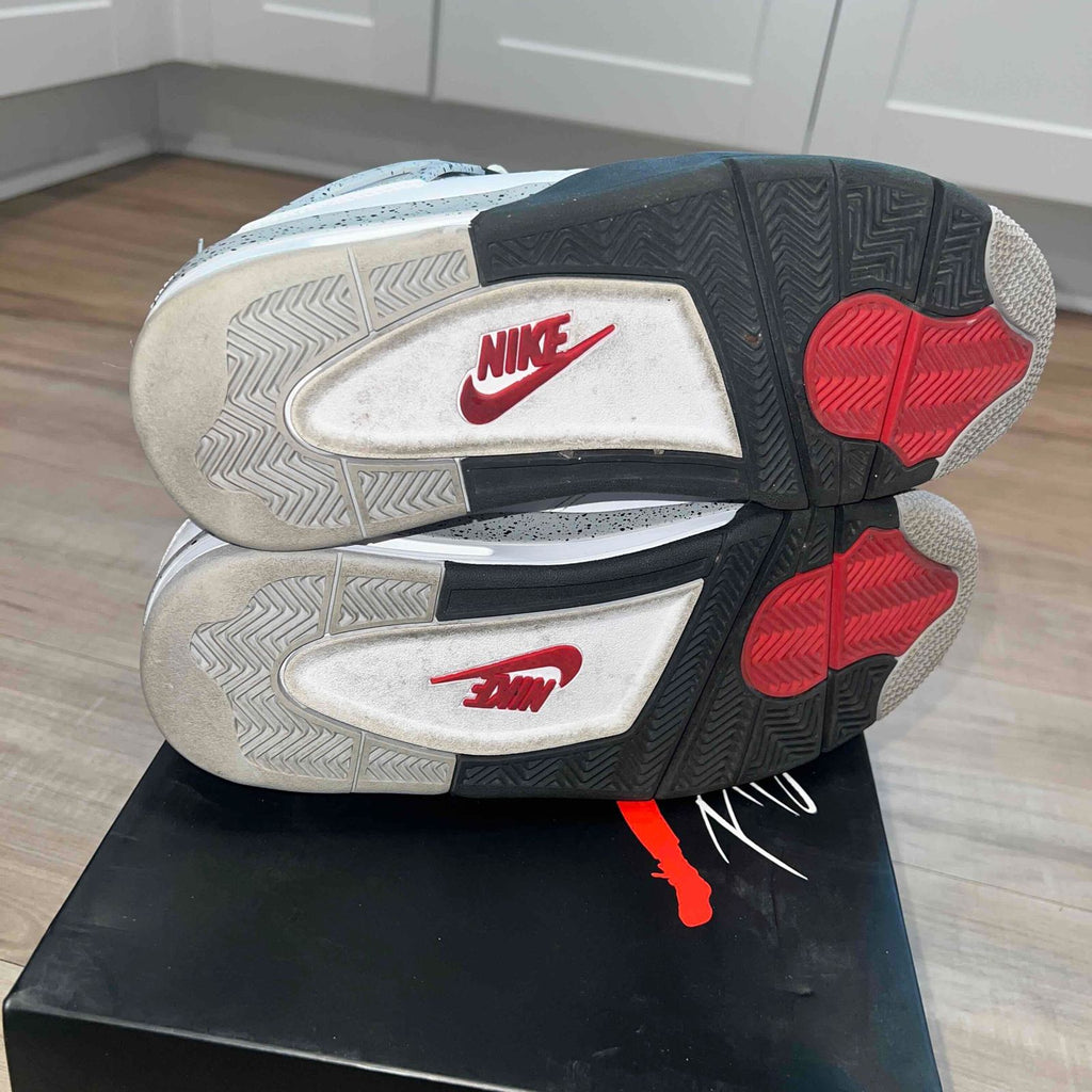 Pre-Owned Air Jordan 4 Retro OG 'White Cement' 2016 - photo 5
