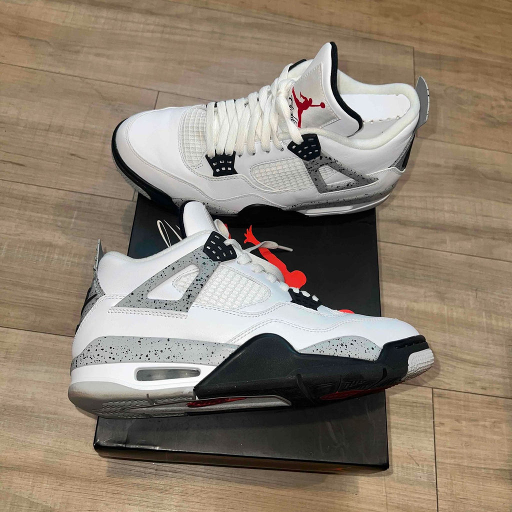 Pre-Owned Air Jordan 4 Retro OG 'White Cement' 2016 - photo 8