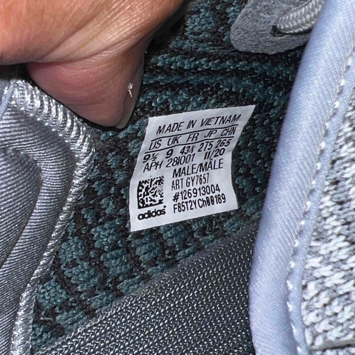 Pre-Owned adidas Yeezy Boost 350 V2 'Ash Blue' - photo 7
