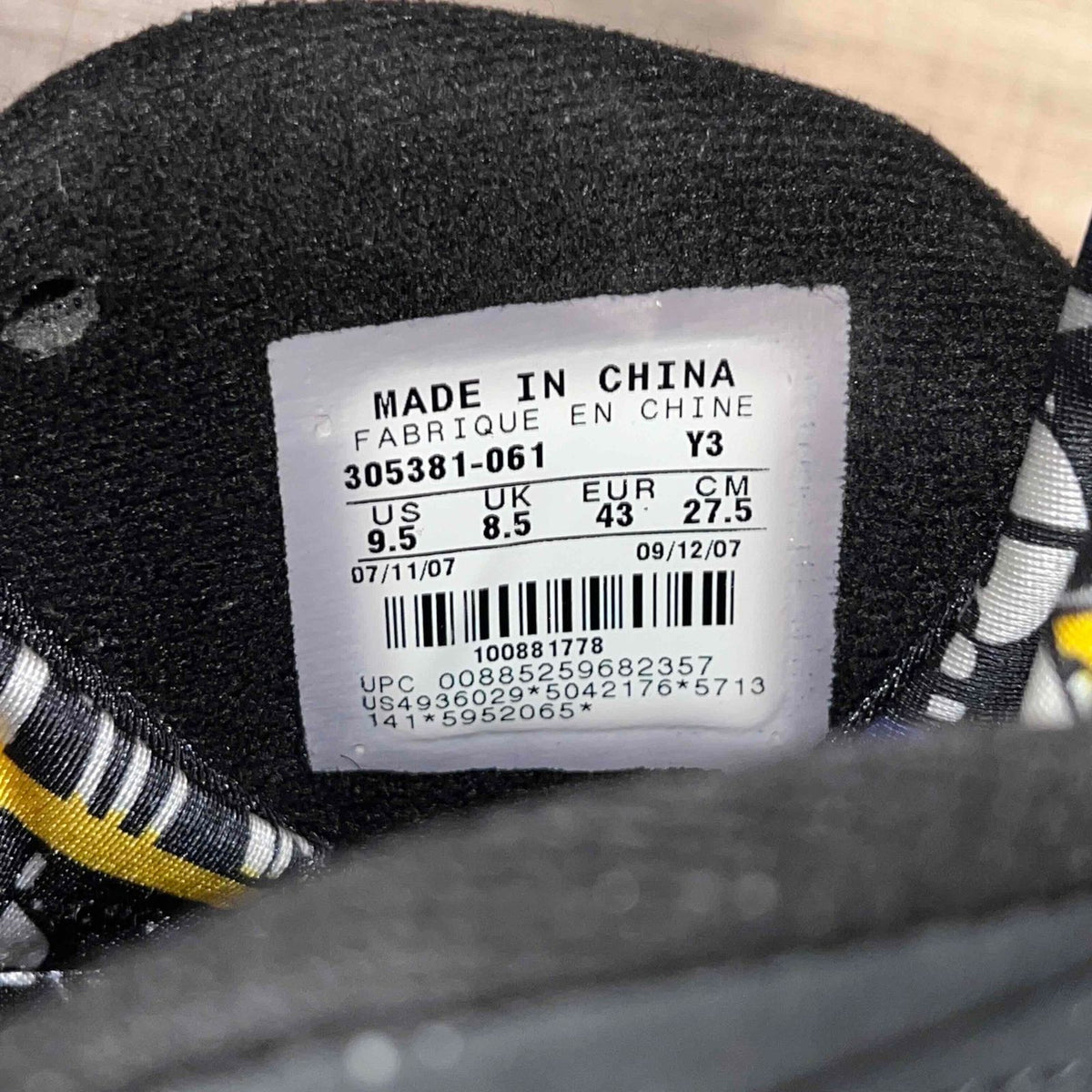 Pre-Owned Air Jordan 8 Retro 'Playoff' 2007 - photo 7
