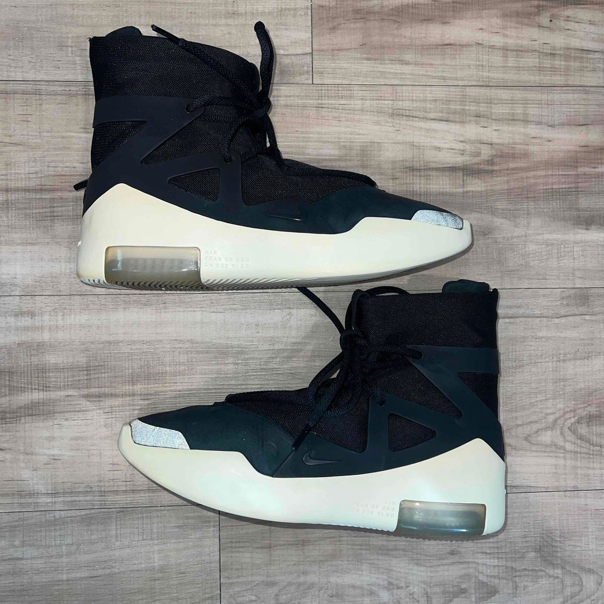 Pre-Owned Nike Air Fear Of God 1 'Black' - photo 1