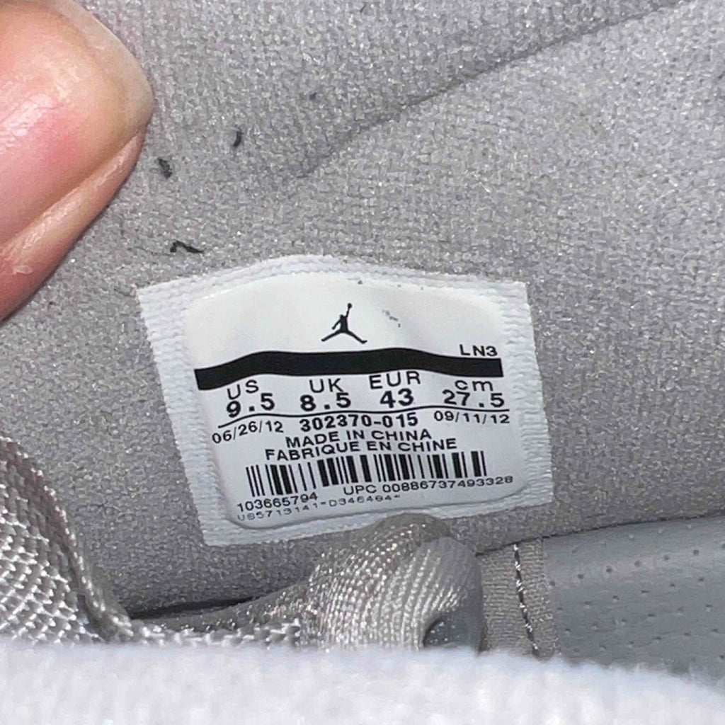 Pre-Owned Air Jordan 9 Retro 'Cool Grey' 2012 - photo 7