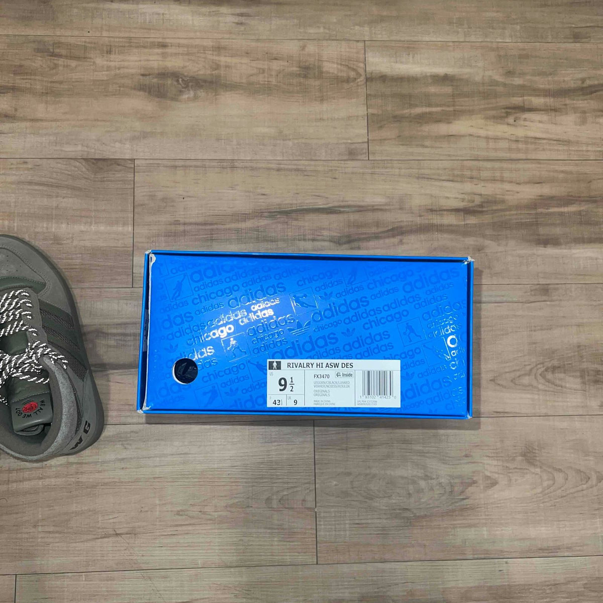 Pre-Owned Fat Tiger Workshop x adidas Rivalry Hi 'We All We Got' - photo 6
