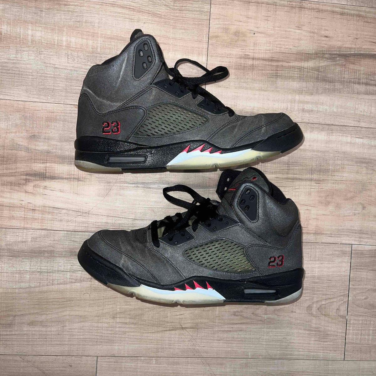Pre-Owned Air Jordan 5 Retro 'Raging Bull Pack - 3M' - photo 1