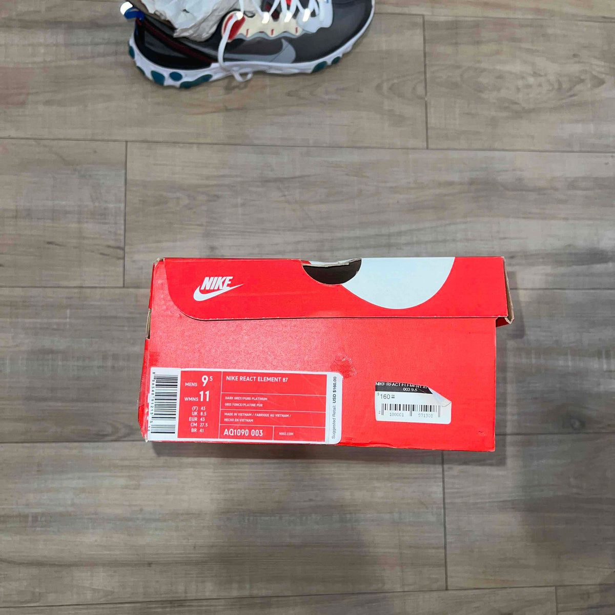 Pre-Owned Nike React Element 87 'Dark Grey' - photo 6