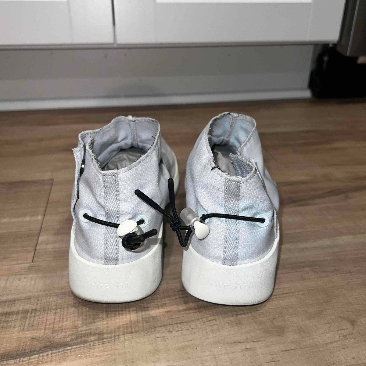 Pre-Owned Nike Air Fear Of God Moc 'Pure Platinum' - photo 4