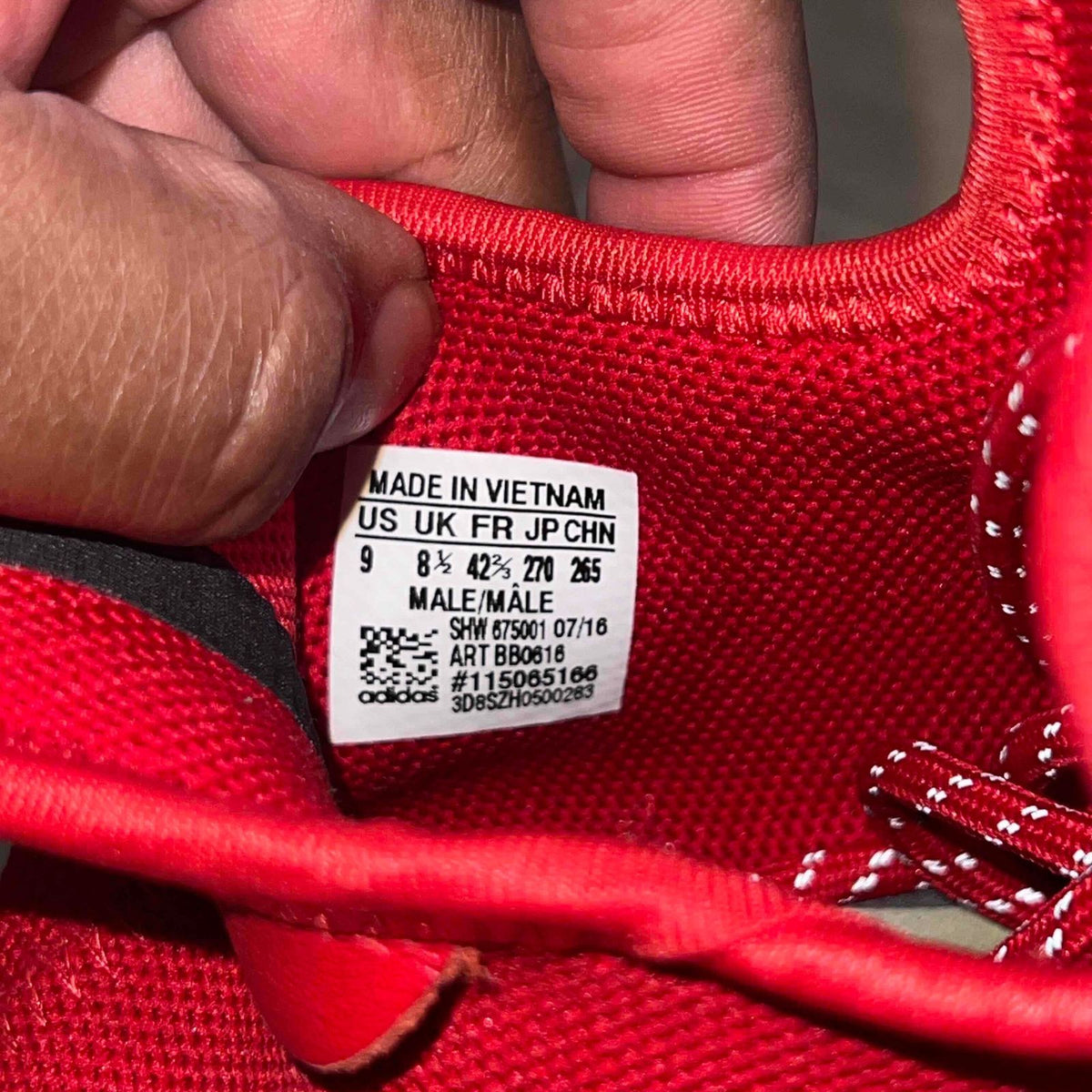 Pre-Owned Pharrell x adidas NMD Human Race 'Red' - photo 7